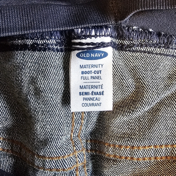 Old Navy Maternity Jeans Full Panel Size:8 - Picture 3 of 3